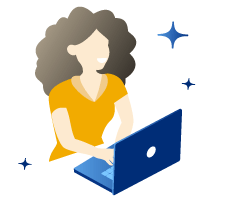 Consulter internet femme