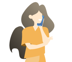 Femme téléphone